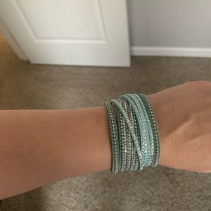 Leather and Rhône Magnetic Cuff Bracelet